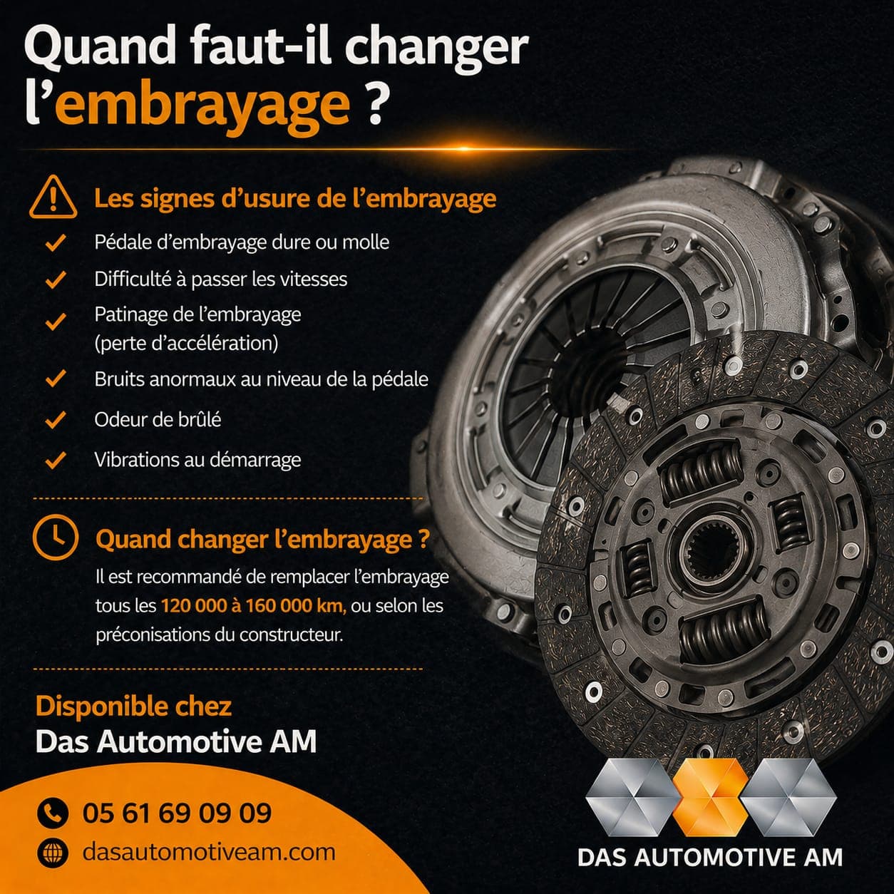 Embrayage – Quand le changer ?